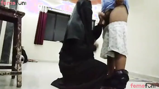 This cocksucker in hijab is good to any guy and slut loves cum | XXX Video on AllSex.XXX