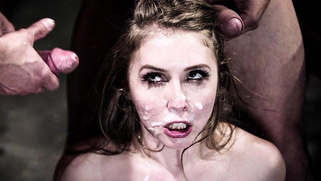 Lena Paul first gangbang in kidnapped MILF