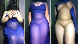 Kinki teen in hijab nude MMS striptease selfie XXX video