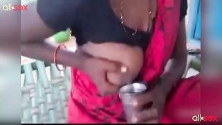 Vegan craves milkshake and the Desi wife extracts it from nipples | XXX Video on AllSex.XXX