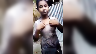 Desi teen village girl showcasing her nude body | XXX Video on AllSex.XXX