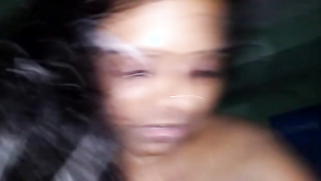 Amateur Indian fatty blows XXX dick of her lover before riding it