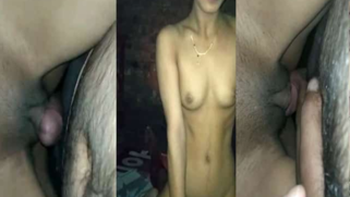 Slim Desi babe tries to hide her face when riding XXX dick at home