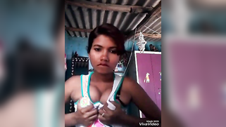 Dirty-minded Indian XXX model teases all guys with her cute tits | XXX Video on AllSex.XXX