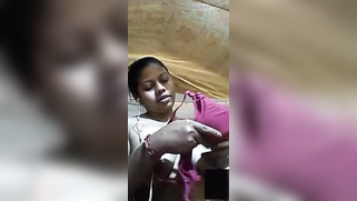 Chubby Dehati girl demonstrates on cam her amazing saggy XXX melons