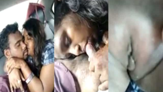 Chubby Indian Bhabhi sucks lover's thick XXX dick in the backseat | XXX Video on AllSex.XXX