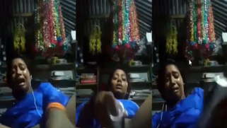 Unsatisfied Tamil girl screams while fingering XXX pussy solo on bed | XXX Video on AllSex.XXX