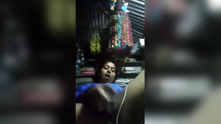 Unsatisfied Tamil girl screams while fingering XXX pussy solo on bed | XXX Video on AllSex.XXX