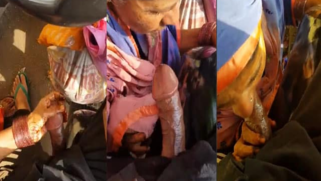 Mature Desi aunty sucks stranger's thick XXX boner in the fresh air | XXX Video on AllSex.XXX