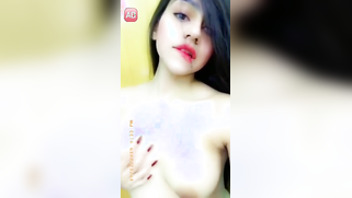 Desi beauty seductively rubs XXX boobs while filming selfie video | XXX Video on AllSex.XXX