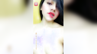 Desi beauty seductively rubs XXX boobs while filming selfie video | XXX Video on AllSex.XXX