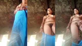 Playful Tamil aunty takes off blue dress to show on cam her XXX assets | XXX Video on AllSex.XXX