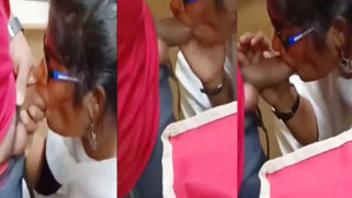 Nerdy Indian secretary obediently sucks colleague's XXX manhood | XXX Video on AllSex.XXX