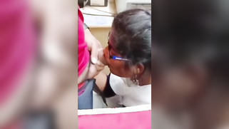 Nerdy Indian secretary obediently sucks colleague's XXX manhood | XXX Video on AllSex.XXX