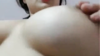 Busty Desi hottie plays with XXX melons and rubs own bald snatch | XXX Video on AllSex.XXX