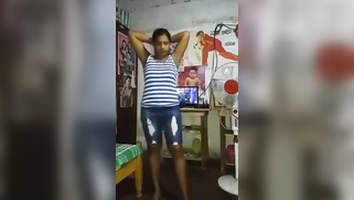 Sexy Tamil girl with juicy XXX melons strips naked in front of cam | XXX Video on AllSex.XXX