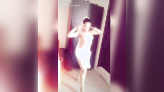 Slim Indian girl with lovely XXX tits dances naked for Tiktok clip | XXX Video on AllSex.XXX