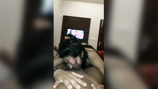 Lovely Bhabhi nicely worships lover's erect XXX penis and balls | XXX Video on AllSex.XXX