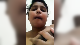 Chubby Indian girl worships juicy XXX melons and shows her big nipples | XXX Video on AllSex.XXX