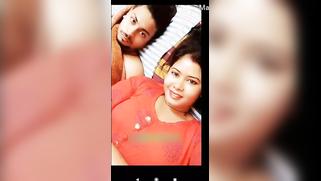 Chubby Desi gal captures on cam how BF plays with her XXX coconuts