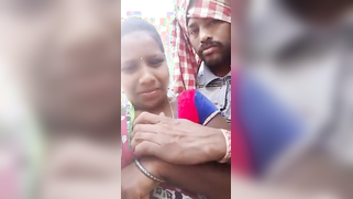 Man takes Desi girlfriend's titties to light and kisses her on camera | XXX Video on AllSex.XXX