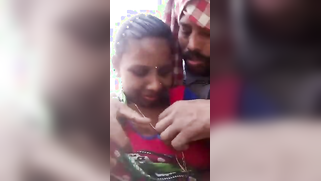 Man takes Desi girlfriend's titties to light and kisses her on camera | XXX Video on AllSex.XXX