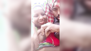 Man takes Desi girlfriend's titties to light and kisses her on camera | XXX Video on AllSex.XXX