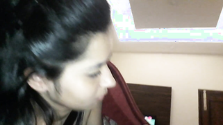 Naughty Desi woman allows hubby to film her sucking him off close-up