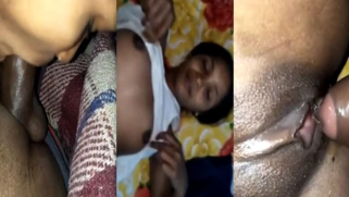 Woman with golden earrings has Indian sex with the young man on camera