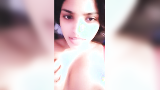 Taking Desi chick's juicy nipples in mouth the boyfriend feels happy | XXX Video on AllSex.XXX