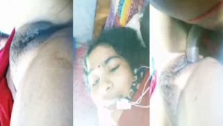 Budding Indian slut tries to play with twat in front of the camera