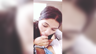 Desi teen is cock lover so there's nothing better for her than blowjob | XXX Video on AllSex.XXX