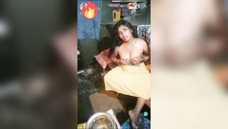 Indian MILF is home and can do whatever she wants even showing boobs | XXX Video on AllSex.XXX