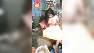 Indian MILF is home and can do whatever she wants even showing boobs | XXX Video on AllSex.XXX