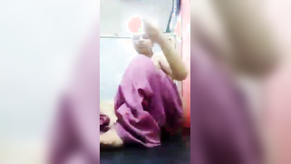 Old man greedily licks and fingers Indian partner's vagina at home | XXX Video on AllSex.XXX