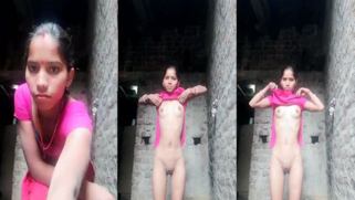 There's place for girl to pull pink dress high up in Indian sex video | XXX Video on AllSex.XXX