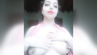 Raunchy Desi love shows off boobs and vagina to lover via video link | XXX Video on AllSex.XXX