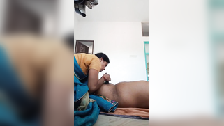 Indian cock lover slightly tickles swollen dick with mouth on camera | XXX Video on AllSex.XXX