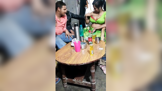 MILF feels embarrassed when Indian friends take her boobs out of bra | XXX Video on AllSex.XXX