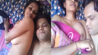 Young man welcomes playful Indian slut in bed and licks hard nipples | XXX Video on AllSex.XXX