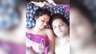 Young man welcomes playful Indian slut in bed and licks hard nipples | XXX Video on AllSex.XXX
