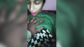 Indian colleen helps young man with camera wear condom to hook up