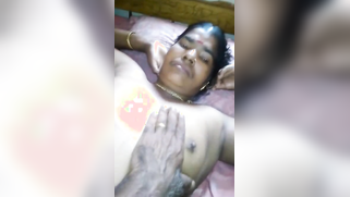 Desi masturbation lies in bed but guy touches small boobs and snatch | XXX Video on AllSex.XXX