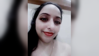 Before spreading pussy lips Indian girl smiles and exposes boobies | XXX Video on AllSex.XXX