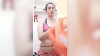 MILF has wonderful natural titties to show off in Indian sex show | XXX Video on AllSex.XXX