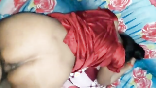 Indian MILF in red nightgown shows snatch being stimulated with cock | XXX Video on AllSex.XXX