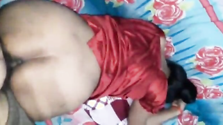 Indian MILF in red nightgown shows snatch being stimulated with cock | XXX Video on AllSex.XXX