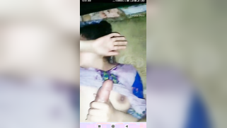Girl holds penis in hand and hides face from camera in Indian sex clip | XXX Video on AllSex.XXX