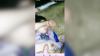 Girl holds penis in hand and hides face from camera in Indian sex clip | XXX Video on AllSex.XXX