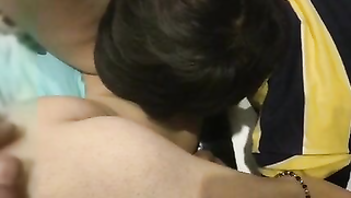 Desi wife lies with spread legs but husband's friend licks the pussy | XXX Video on AllSex.XXX